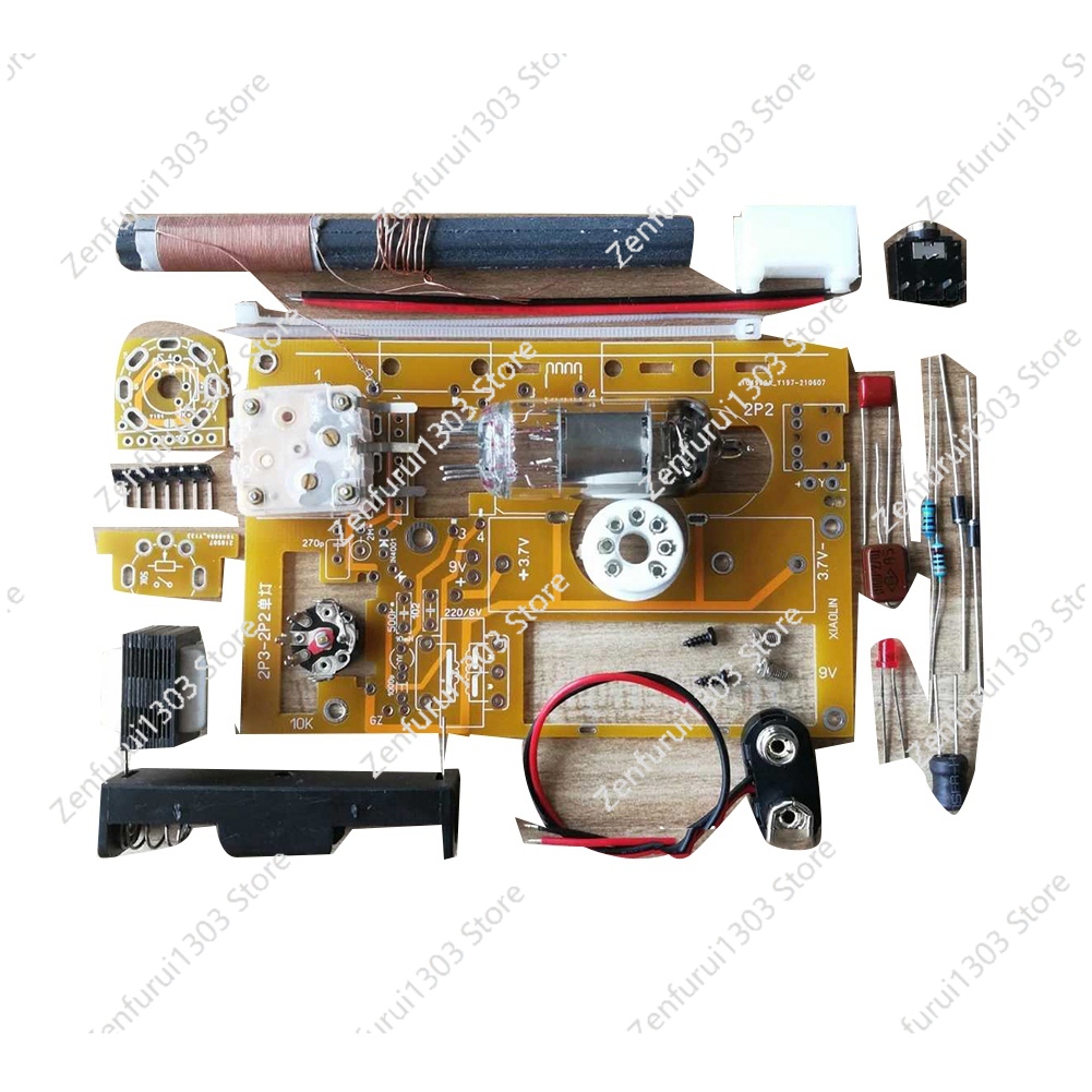 Diy Electronics Radio - DIYキット 2P2電子管シングルランプ中波ラジオ 2P3ラジオキット