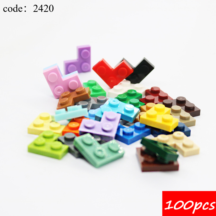 Diy Electronics Gift Ideas - 100個入り MOC 2420 プレート 2x2 ビルディングブロックキット