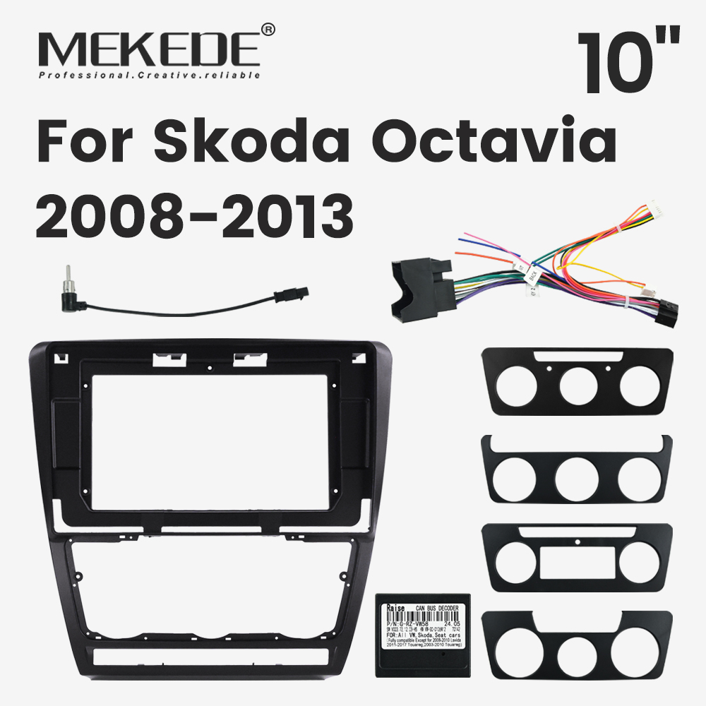 Diy Electronics Radio - MEKEDE スコダ オクタビア 2008-2013 10インチ パネルキット