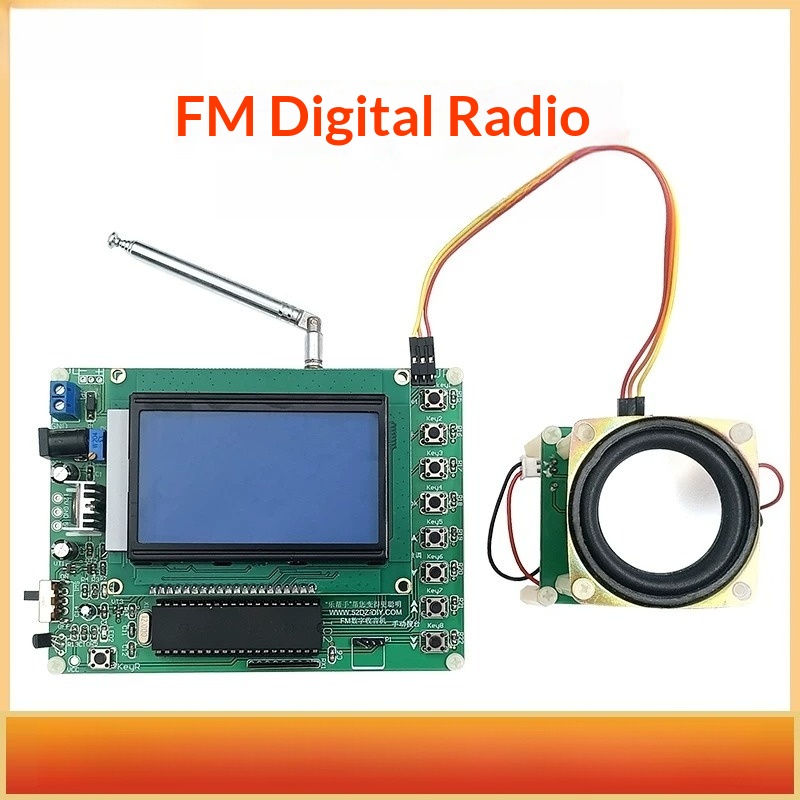 Diy Analog Electronics - デジタルFMラジオDIY電子製作キット、電気技師競技訓練用溶接プレート、アナログ音量送信機能付き