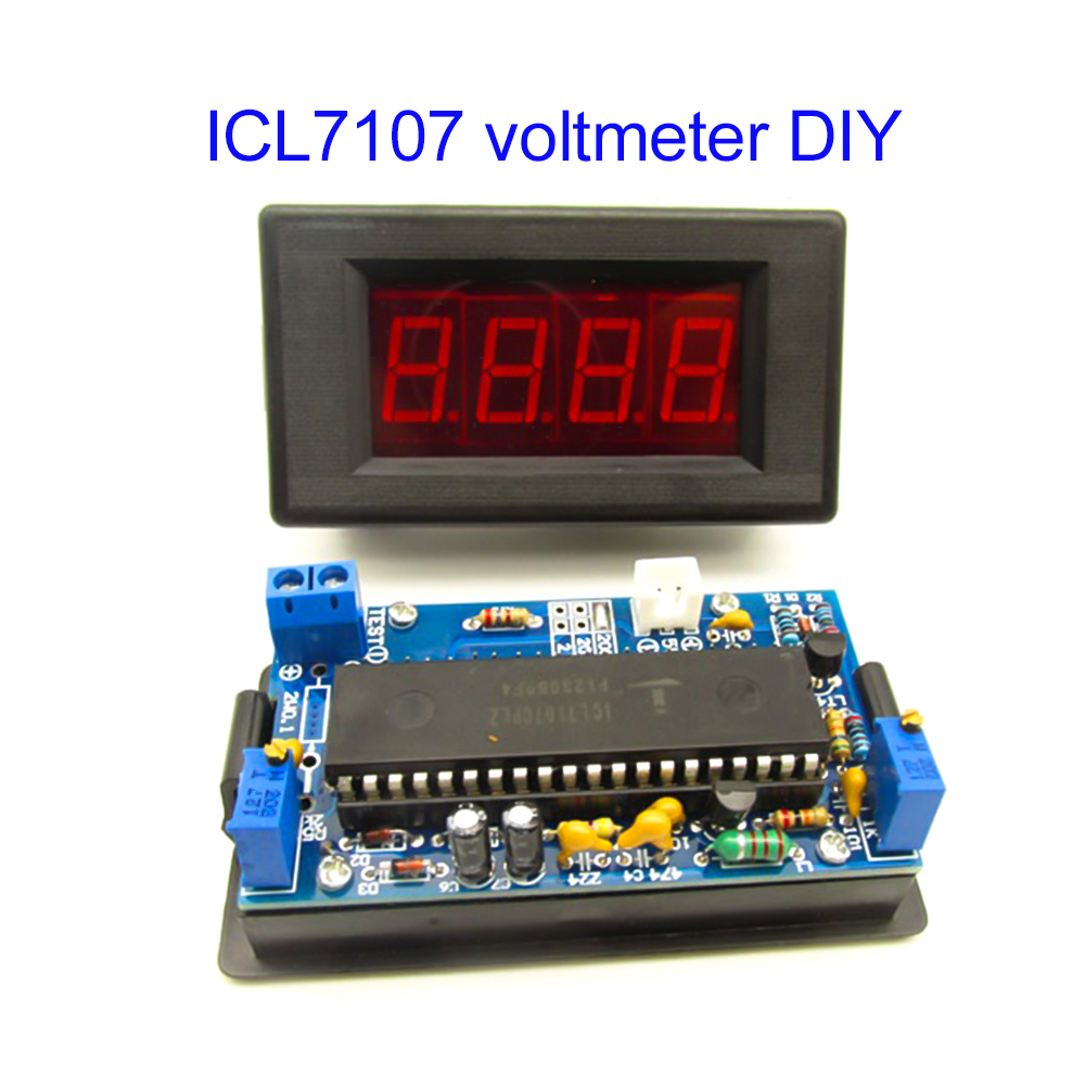Diy Analog Electronics - ICL7107 電圧計 DIY キット部品 DC 5V