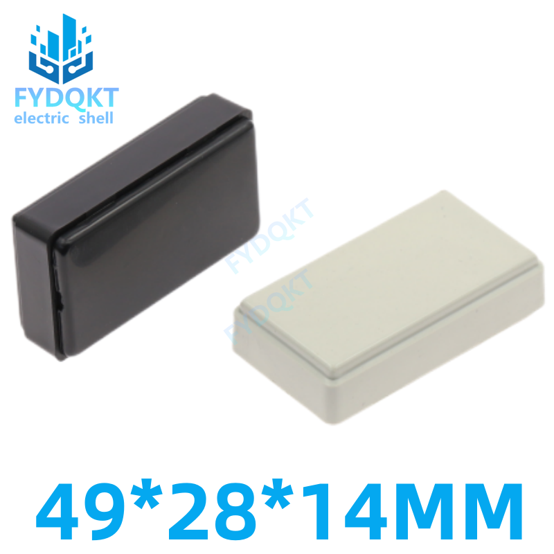 Diy Electronics Box - 1 個 PCB プラスチックボックス黒エンクロージャ電子プロジェクトケース DIY 49x28x14mm