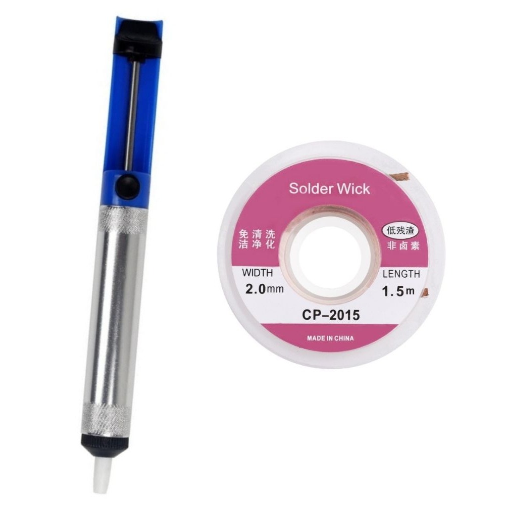 Flux Pen Electronics - アルミはんだ除去ポンプ真空錫除去ペンはんだ除去メッシュ編組テープ銅溶接はんだ除去剤フラックスBGA修復ツール