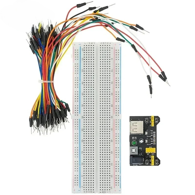 Breadboard Jumper Wire - プレミアムブレッドボードジャンパーワイヤーコンボスターターキット – Arduino用ブレッドボードDIY学習および開発プロジェクトキット
