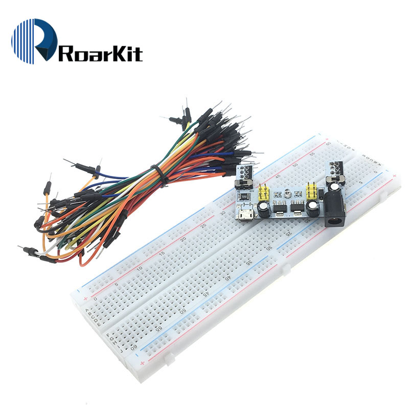 3.3V/5V MB102 ブレッドボード電源モジュール + - Breadboard Jumper Wire のレビューと価格