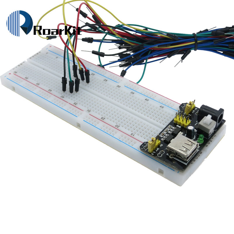 3.3V/5V MB102 ブレッドボード電源モジュール + - Breadboard Jumper Wire のレビューと価格