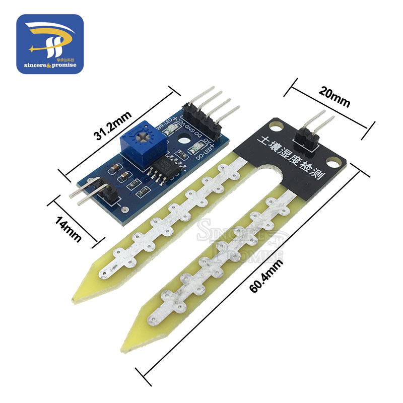 スマートエレクトロニクス土壌水分湿度計検出湿度センサーモジュ - Diy Analog Electronics のレビューと価格