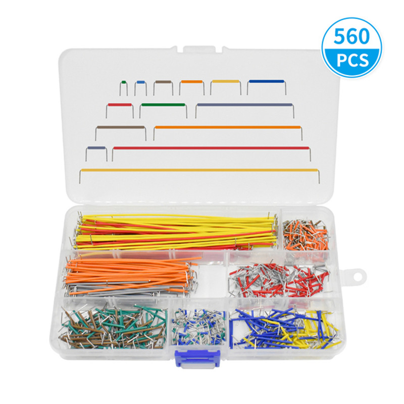 65/140/560/840 箱入りジャンパー 14 種類の - Breadboard Jumper Wire のレビューと価格
