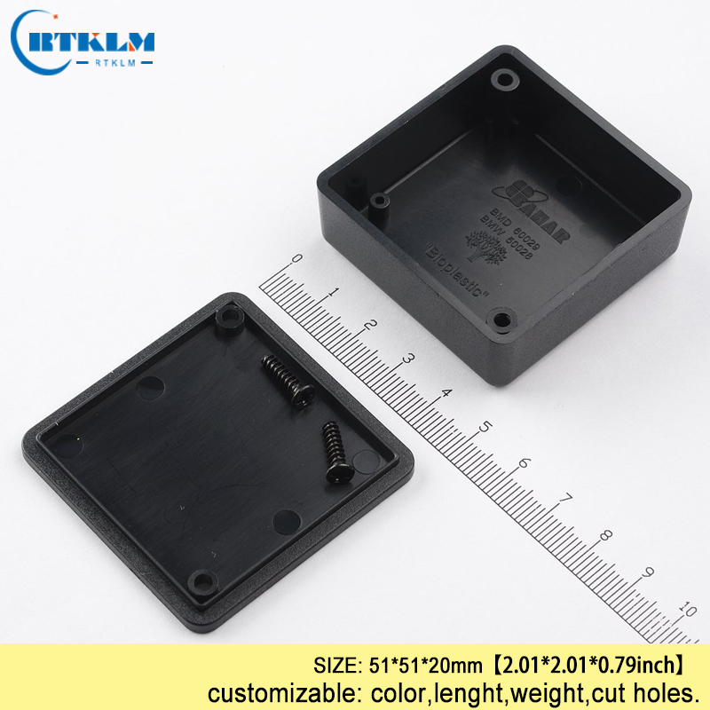 DIY 小型プラスチック電気ボックス 51x51x20mm  - Diy Electronics Box のレビューと価格