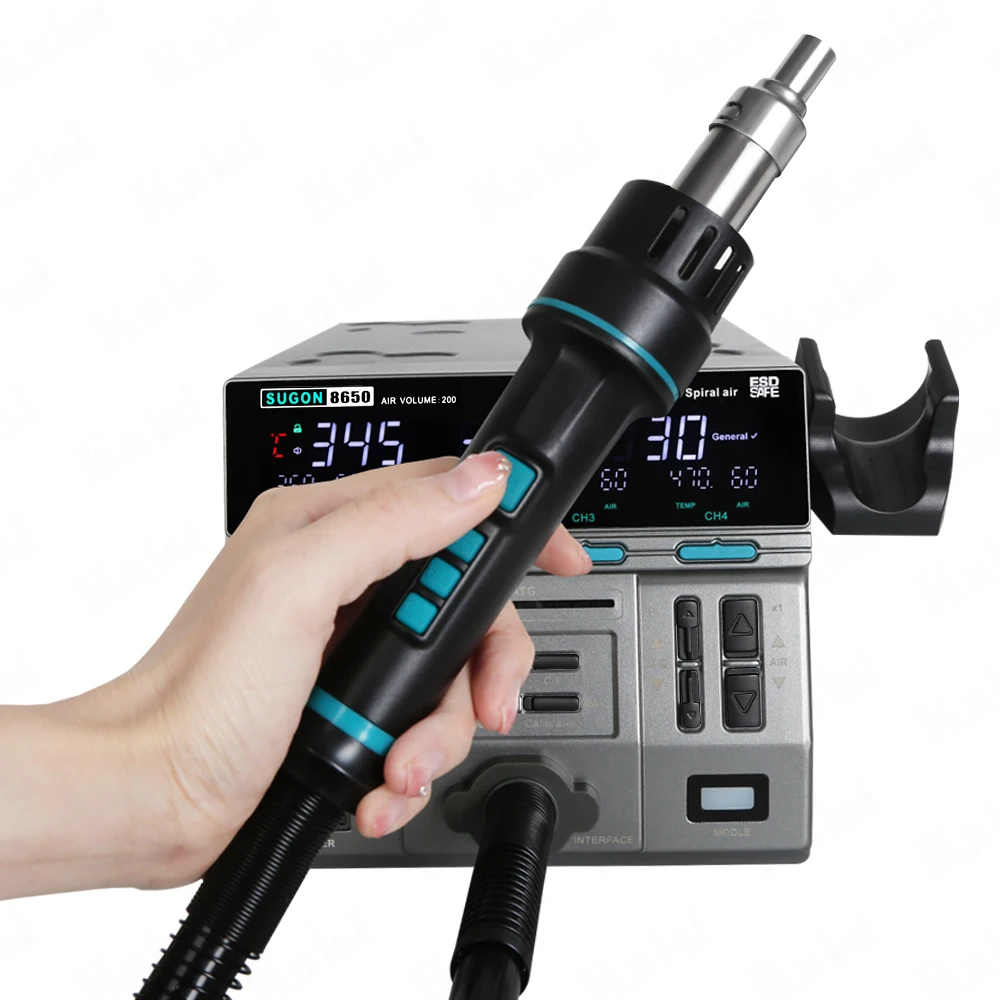 リワークステーション SUGON 8650 ヒートガン 熱風 - Hot Air Rework Station のレビューと価格