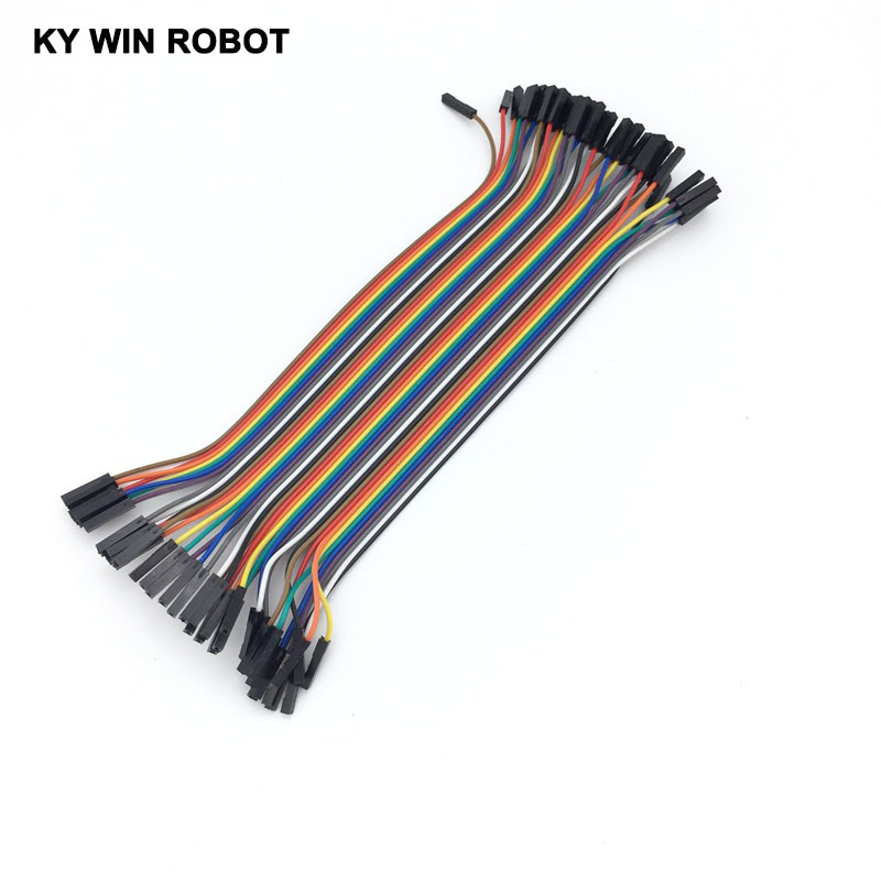 デュポンライン 40本 20cm 2.54mm 1p-1p  - Breadboard Jumper Wire のレビューと価格