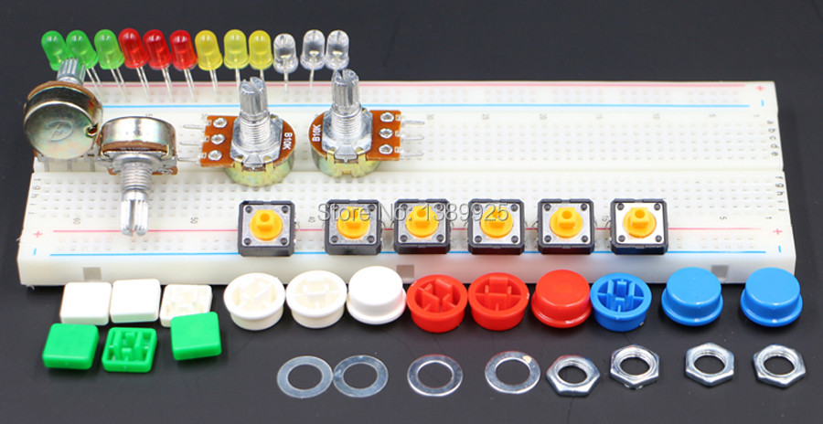汎用部品パッケージ + 3.3V/5V 電源モジュール +  - Breadboard Jumper Wire のレビューと価格