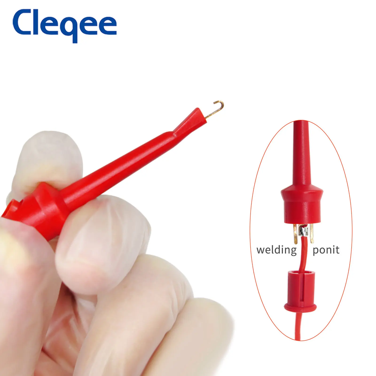 Cleqee10pcsテストフッククリップからデュポンオス/ - Breadboard Jumper Wire のレビューと価格