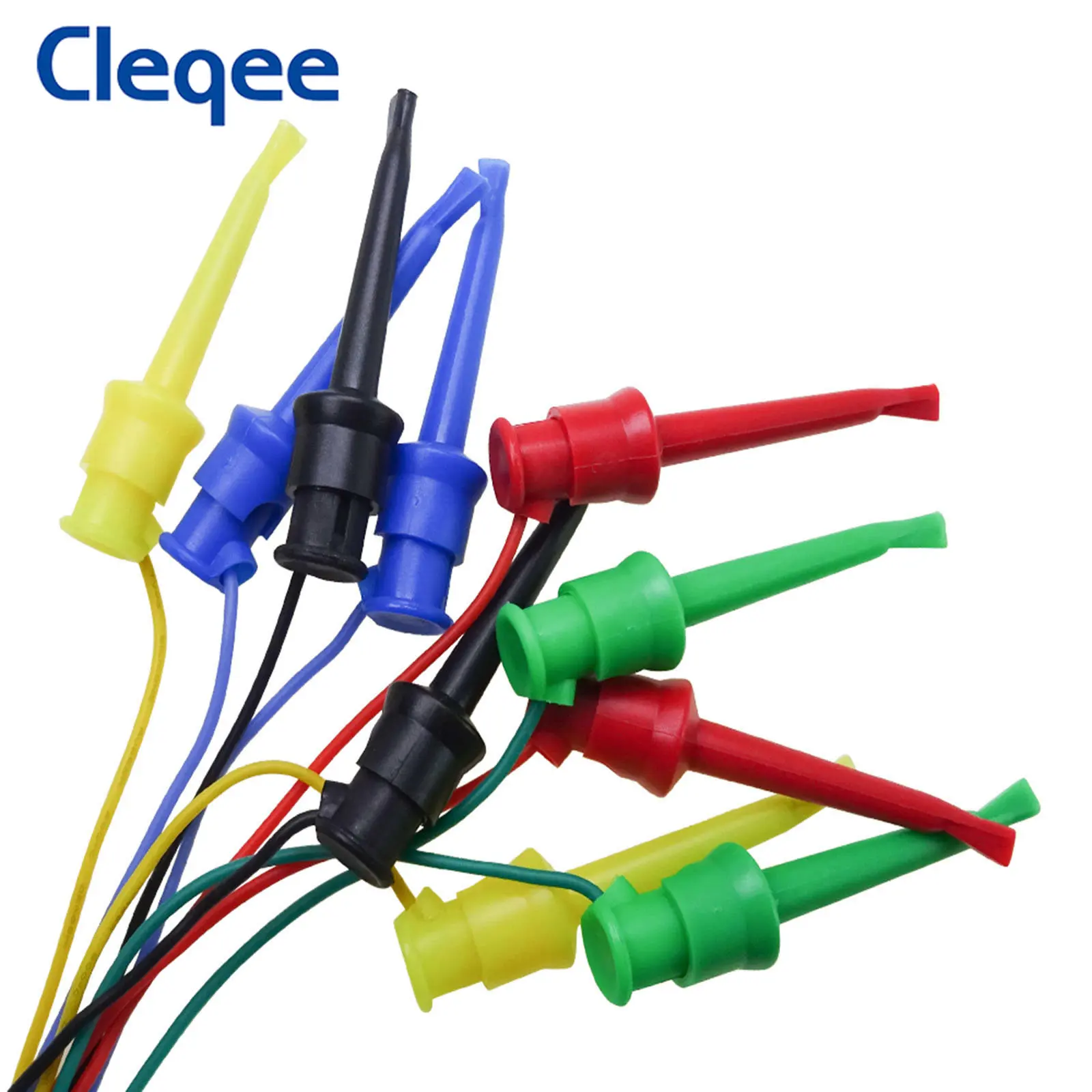 Cleqee10pcsテストフッククリップからデュポンオス/ - Breadboard Jumper Wire のレビューと価格