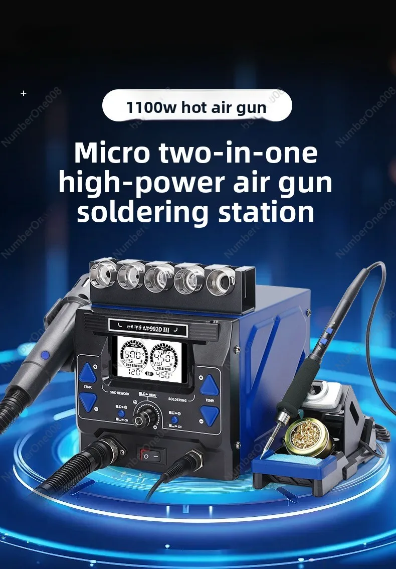 WEP992D III 2-in-1 はんだ付けステーション - Hot Air Rework Station のレビューと価格