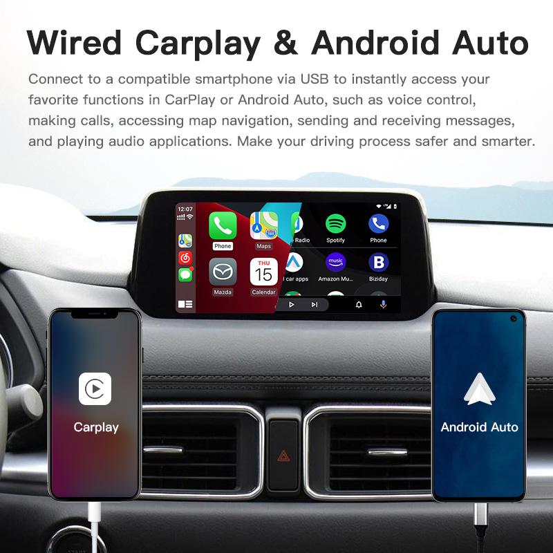 アップグレード CarPlay Android 自動 USB - Diy Electronics Radio のレビューと価格