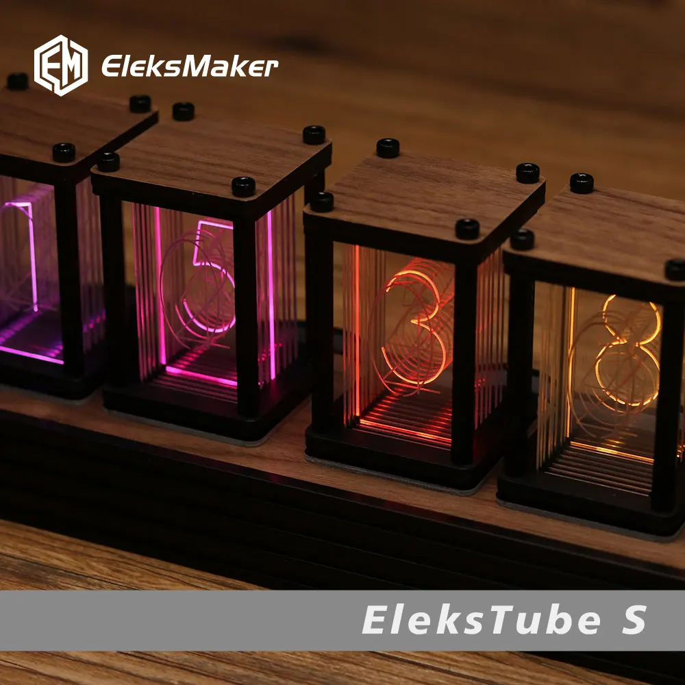 Rgb nixie-時計,日曜大工のテーブル,LED電子デス - Diy Electronics Gift Ideas のレビューと価格