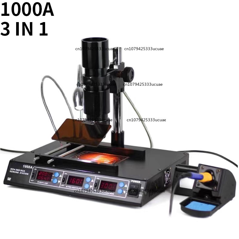 1000B/1000A赤外線多機能ステーション。 はんだ除去 - Hot Air Rework Station のレビューと価格