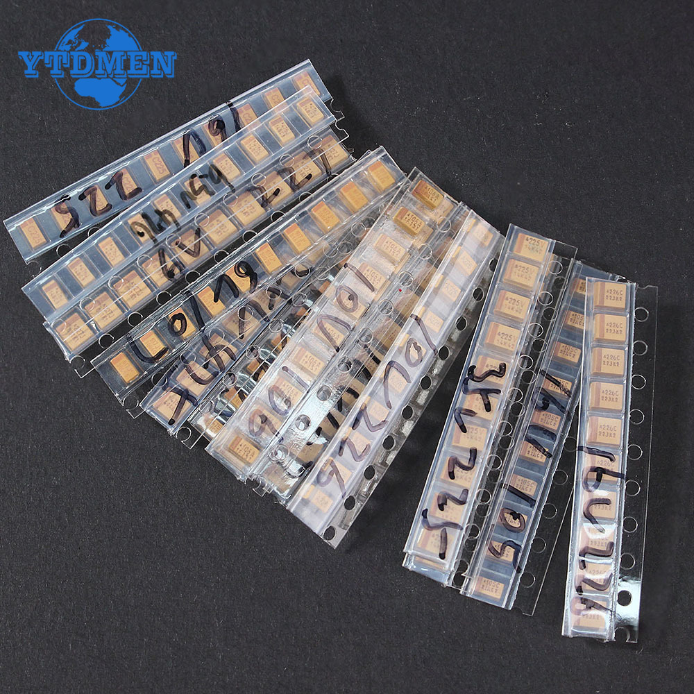150 個 SMD タンタルコンデンサ詰め合わせキット 1u - Capacitor Kit Assortment のレビューと価格