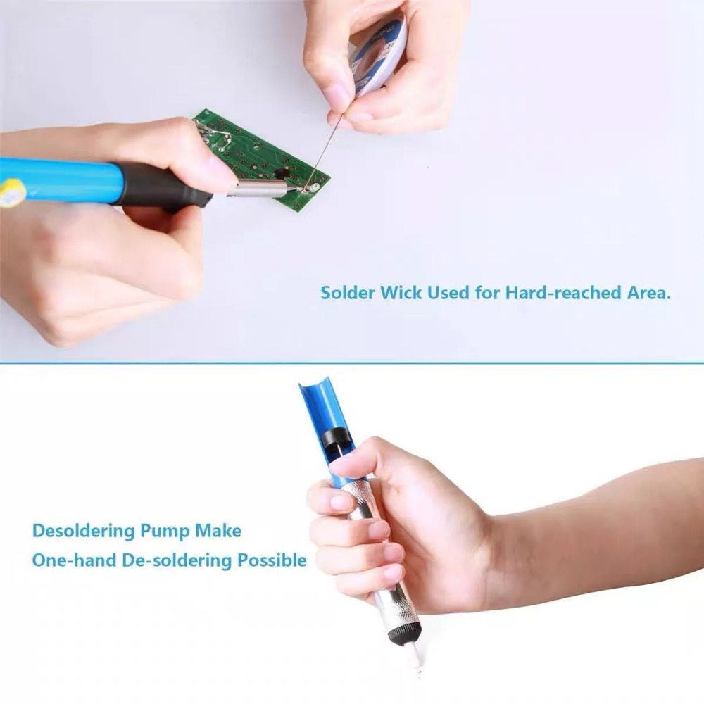 アルミはんだ除去ポンプ真空錫除去ペンはんだ除去メッシュ編組テ - Flux Pen Electronics のレビューと価格