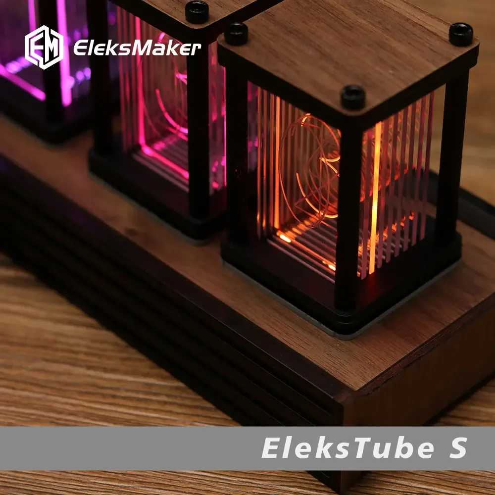 RGB ニキシー管時計 DIY 卓上時計 LED 電子デスク - Diy Electronics Gift Ideas のレビューと価格
