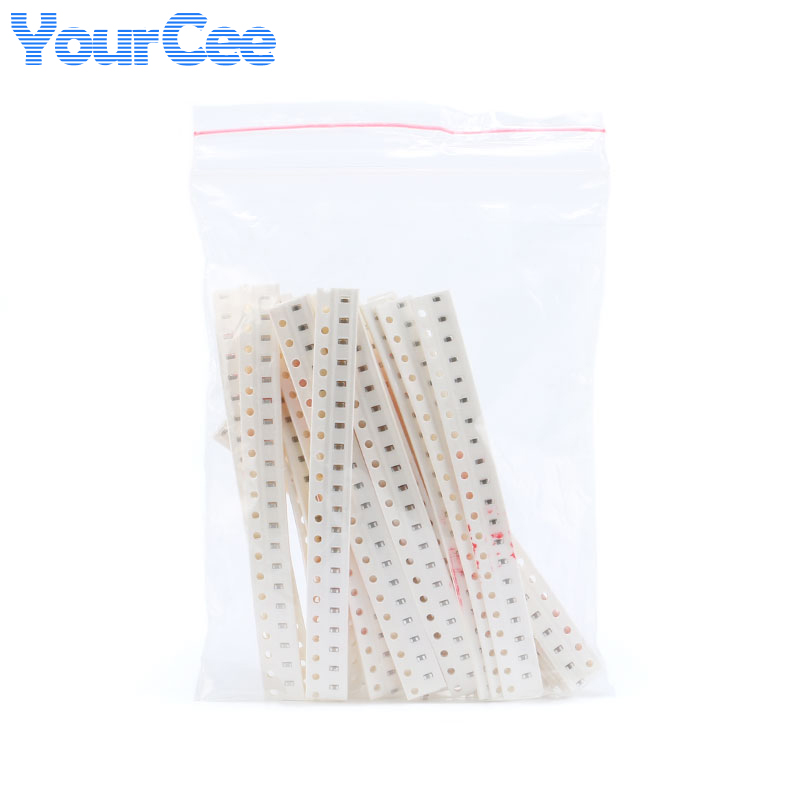500個-1200個 0805 0603 0402 SMDコ - Capacitor Kit Assortment のレビューと価格