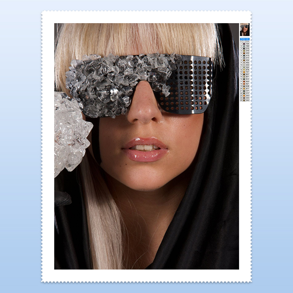 L-Lady G-Gaga ダイヤモンドペインティング電子音 - Diy Electronics Art のレビューと価格