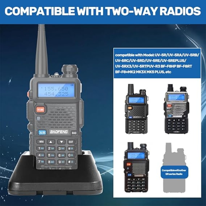 Baofeng UV-5R BF-F8HP 充電器ベースキッ - Diy Electronics Radio のレビューと価格