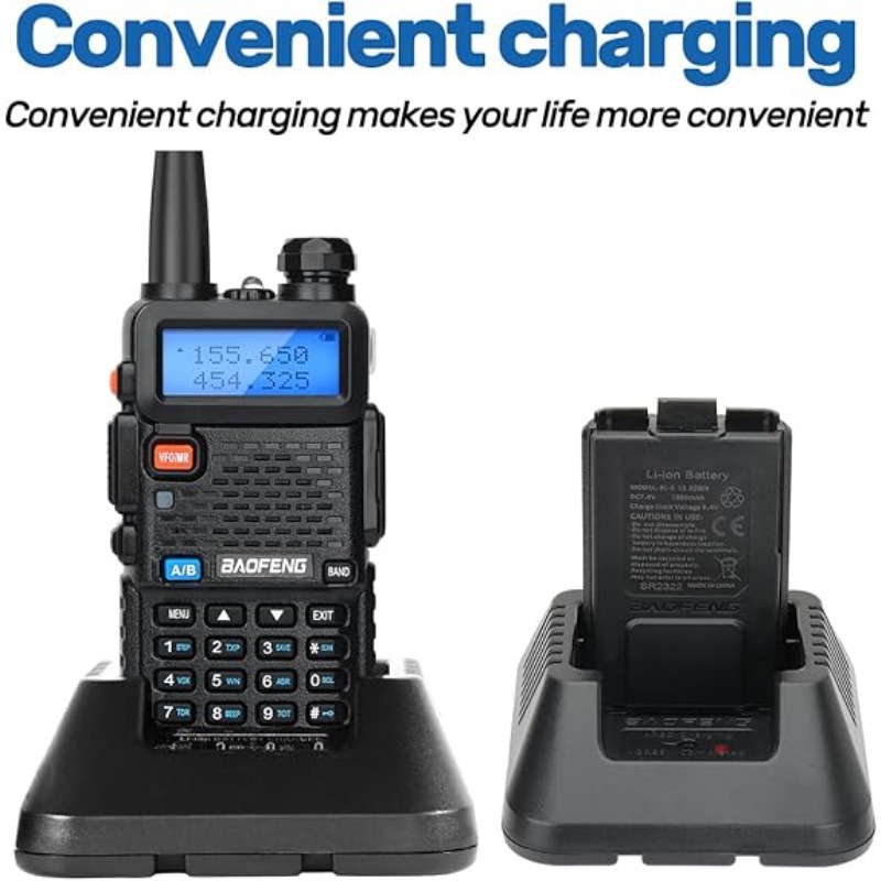 Baofeng UV-5R BF-F8HP 充電器ベースキッ - Diy Electronics Radio のレビューと価格