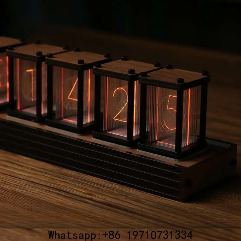 ニキシー管時計 DIY テーブルクロック LED 電子デスク - Diy Electronics Gift Ideas のレビューと価格