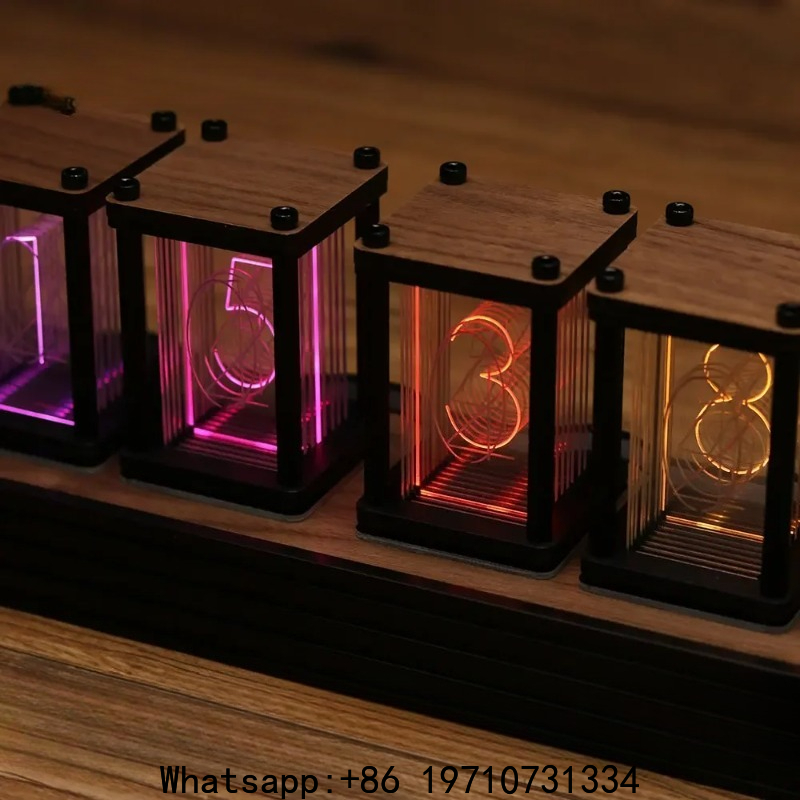 ニキシー管時計 DIY テーブルクロック LED 電子デスク - Diy Electronics Gift Ideas のレビューと価格