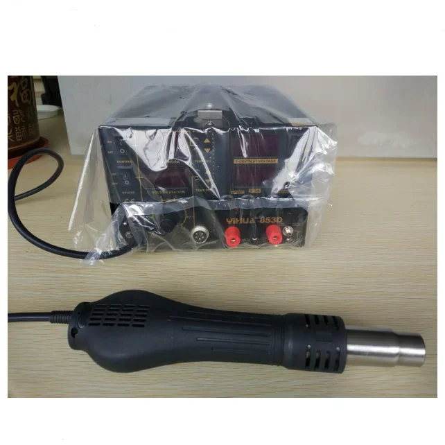 高品質溶接ツール 3 in 1 220V YiHua 853 - Hot Air Rework Station のレビューと価格