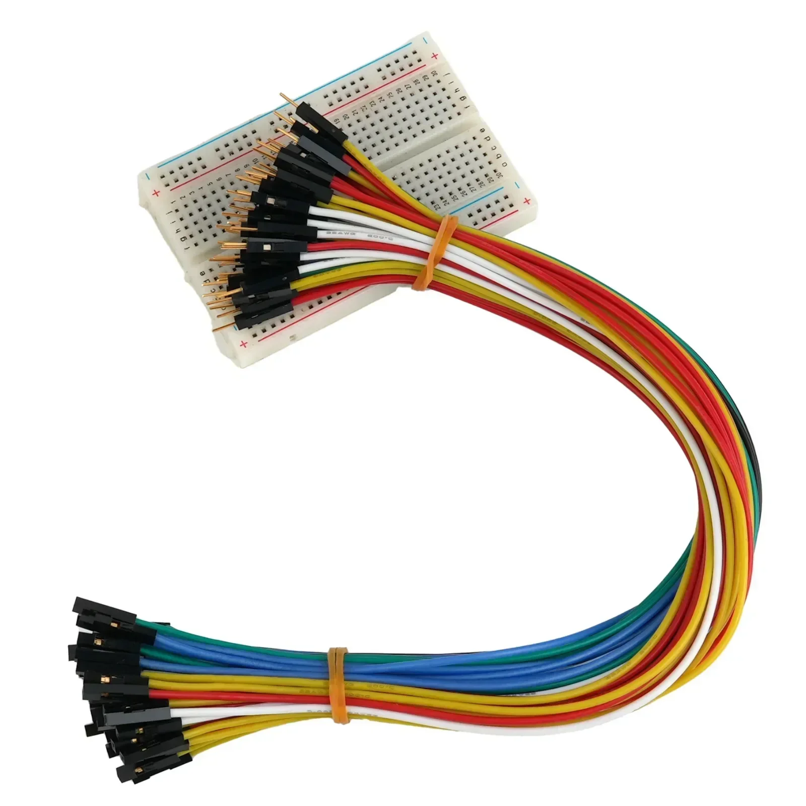 30cm 22AWG シリコンジャンパーワイヤーセット、金メ - Breadboard Jumper Wire のレビューと価格