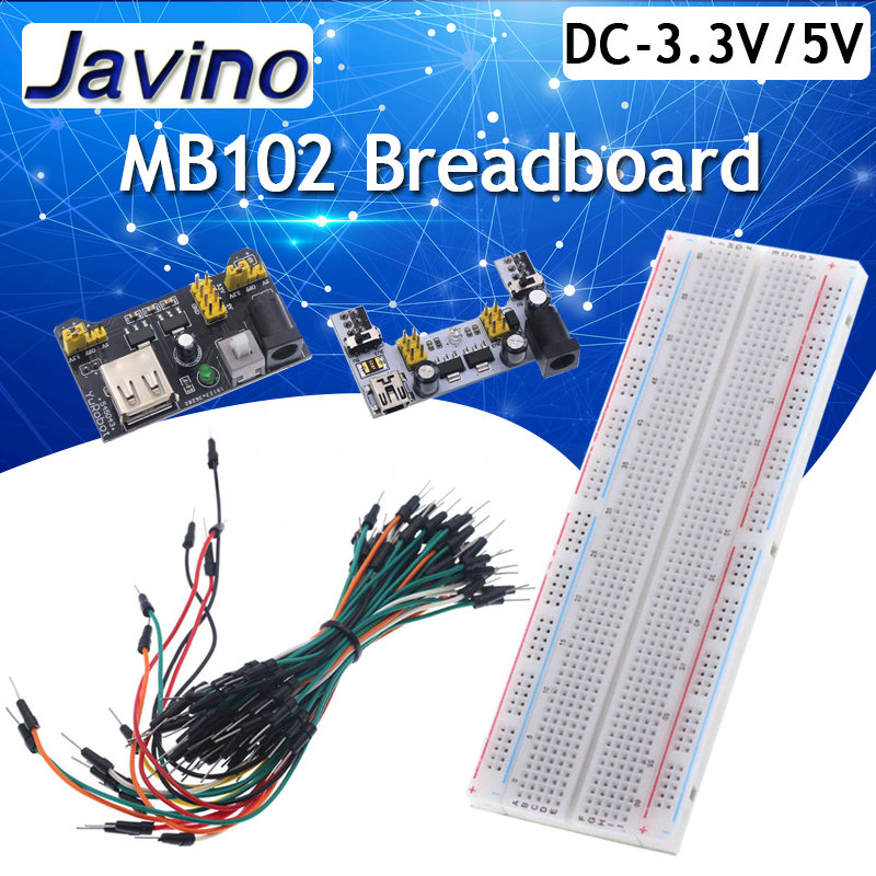 3.3 V/5 V MB102 ブレッドボード電源モジュール - Breadboard Jumper Wire のレビューと価格