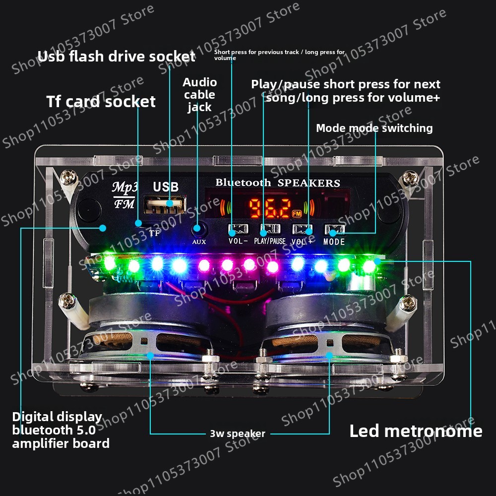 ラジオオーディオDIYキット、パワーアンプBluetooth - Diy Electronics Radio のレビューと価格