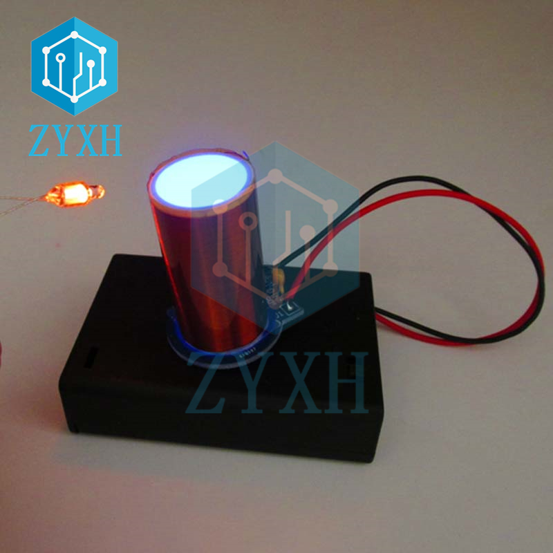 ミニテスラコイル,DC 4.5v,パワーバッテリーボックス付 - Diy Electronics Box のレビューと価格