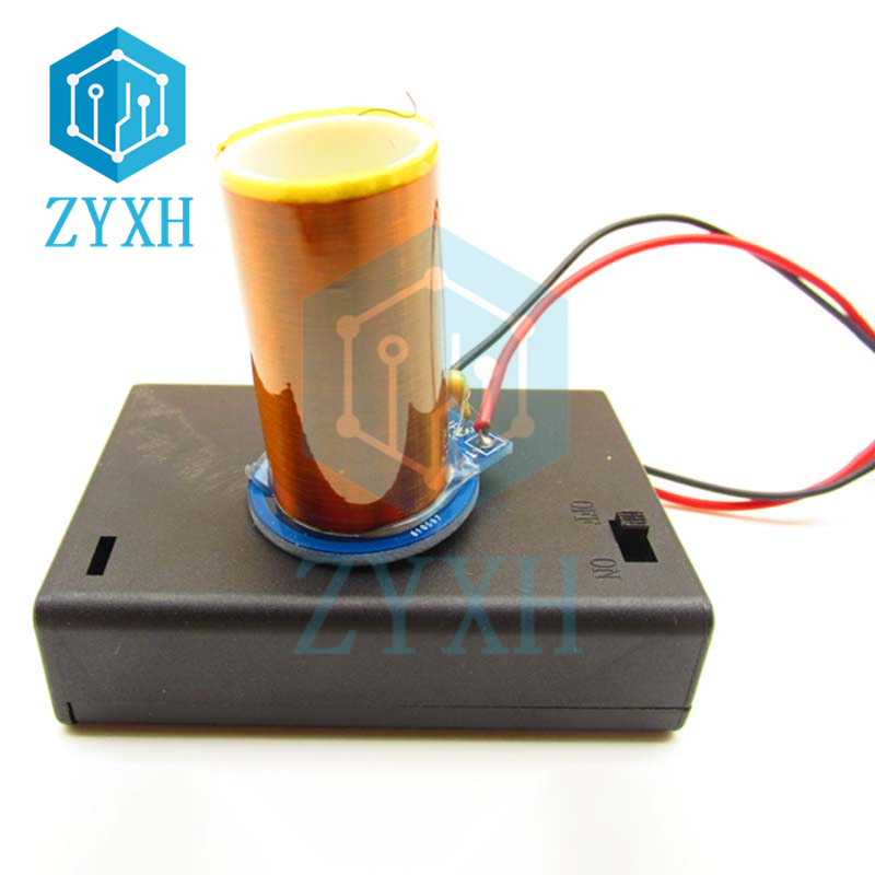 ミニテスラコイル,DC 4.5v,パワーバッテリーボックス付 - Diy Electronics Box のレビューと価格